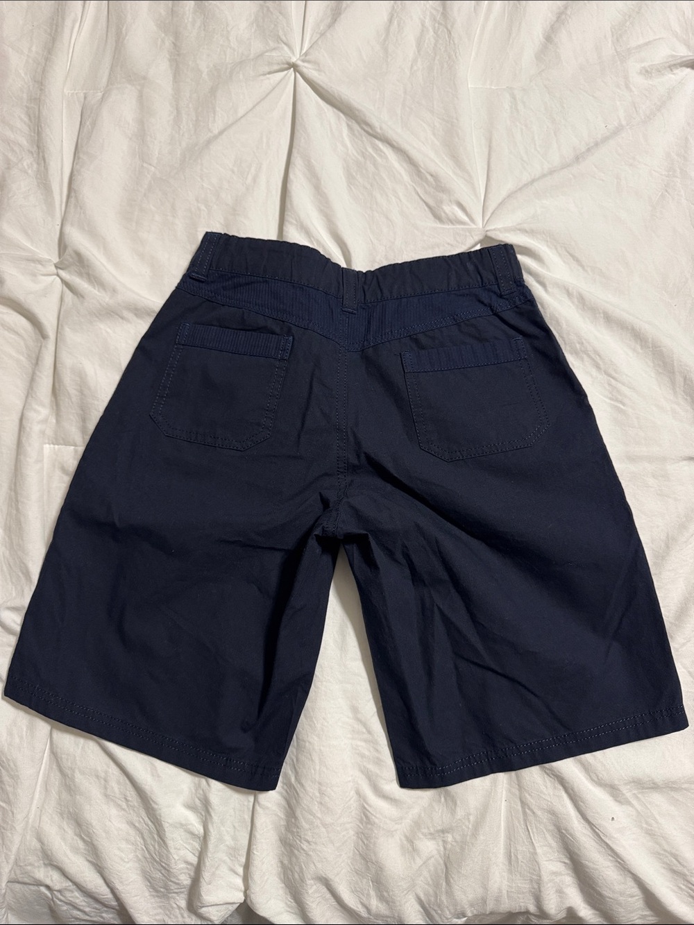Burberry Boys Navy Cargo Shorts with Logo - Picture 4 of 4